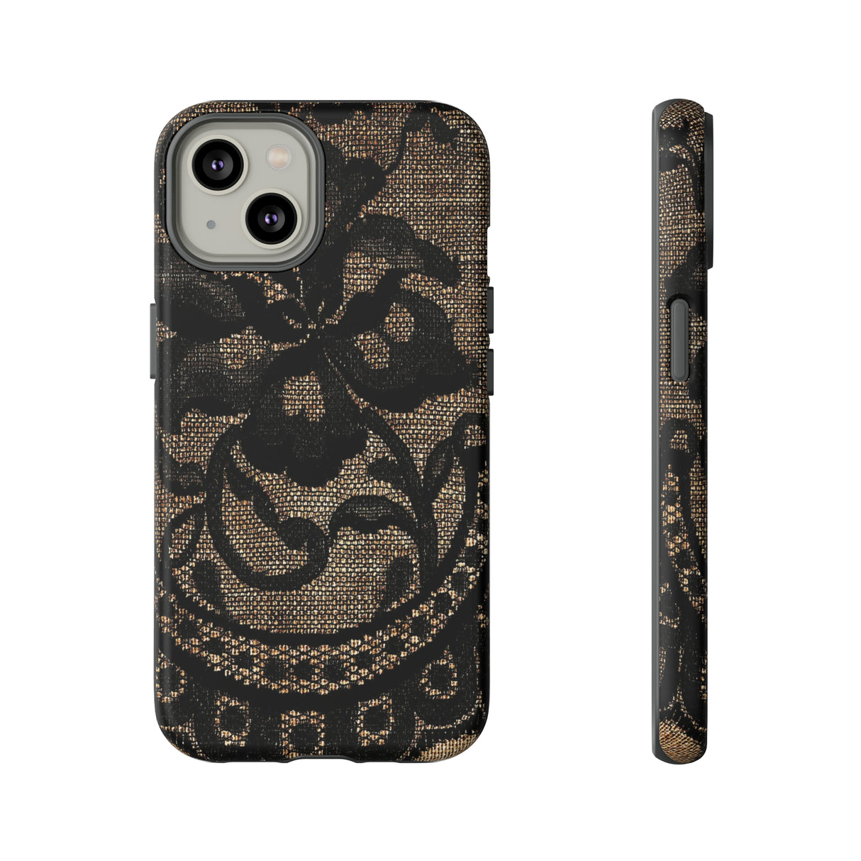 Broomrose Gothic Flower - Protective Phone Case