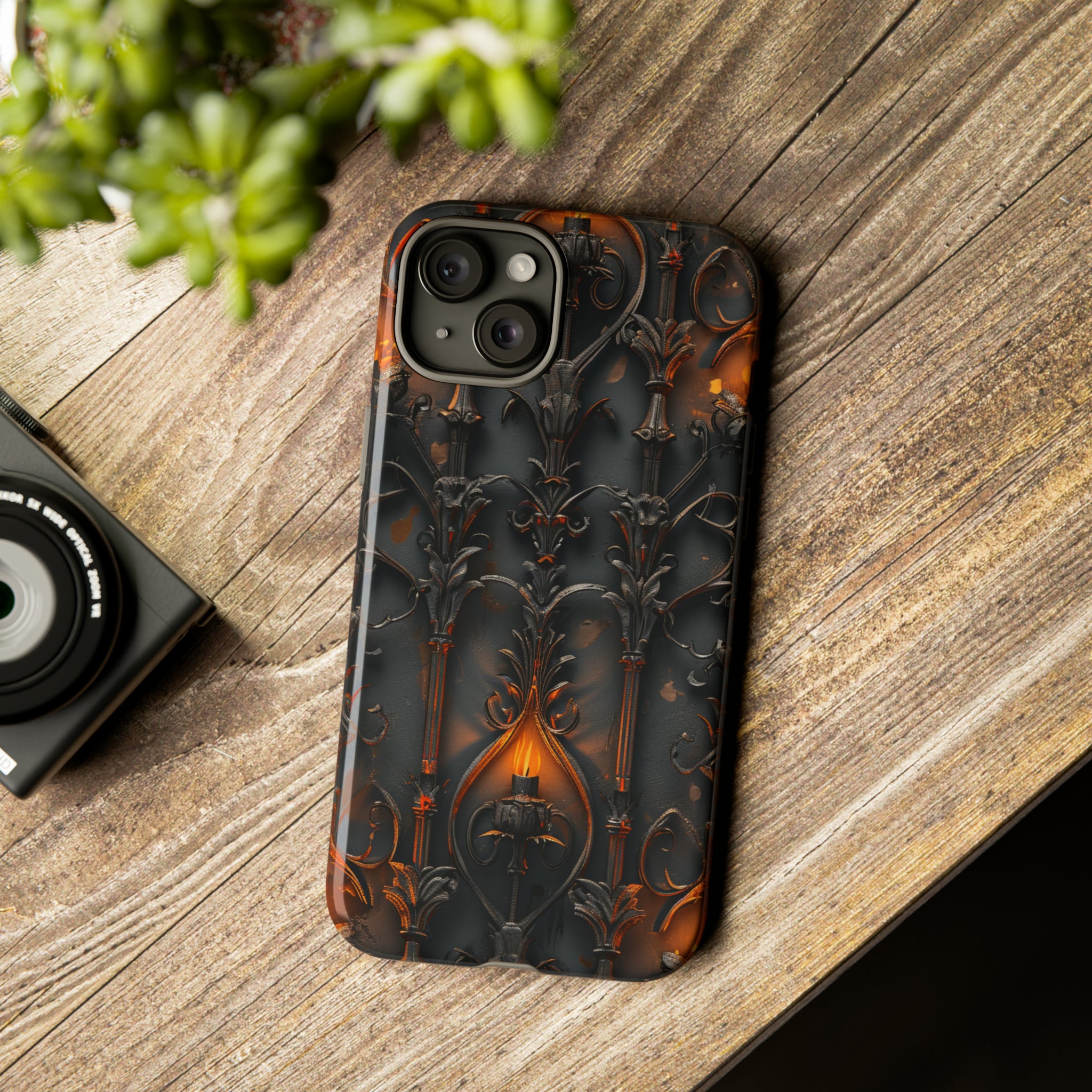 Ornate Ironwork Gothic - Protective Phone Case