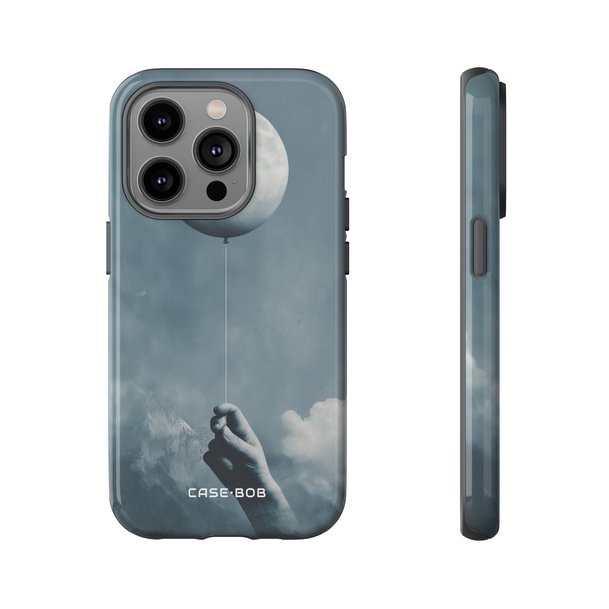 Moon Balloon iPhone 14 Pro Case - Tough