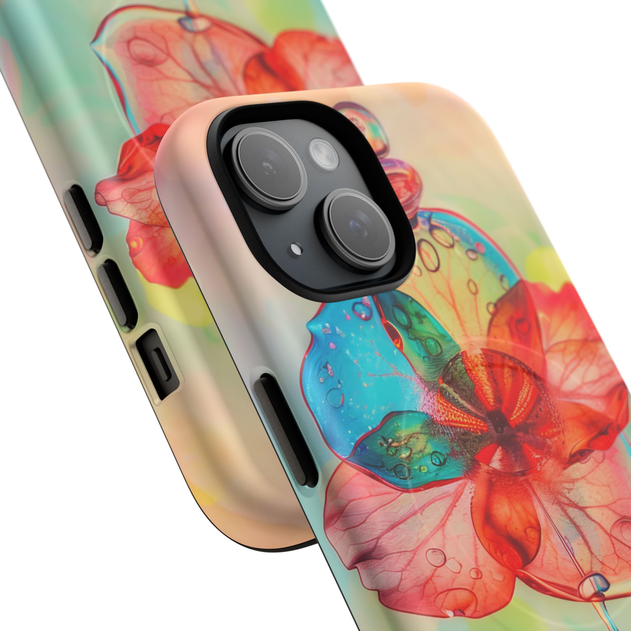 Ethereal Glass Flower iPhone 15 | Tough+ Phone Case