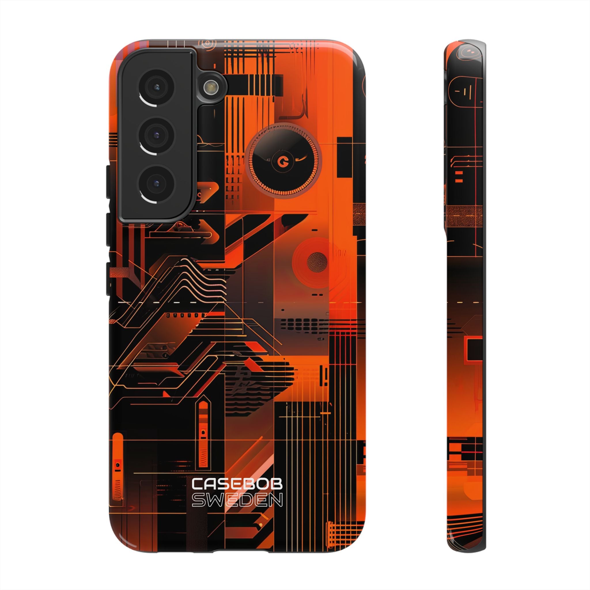 Orange Circuit Dreams  Samsung S22 - Tough