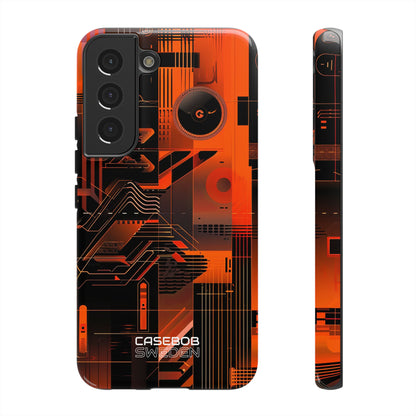 Orange Circuit Dreams  Samsung S22 - Tough
