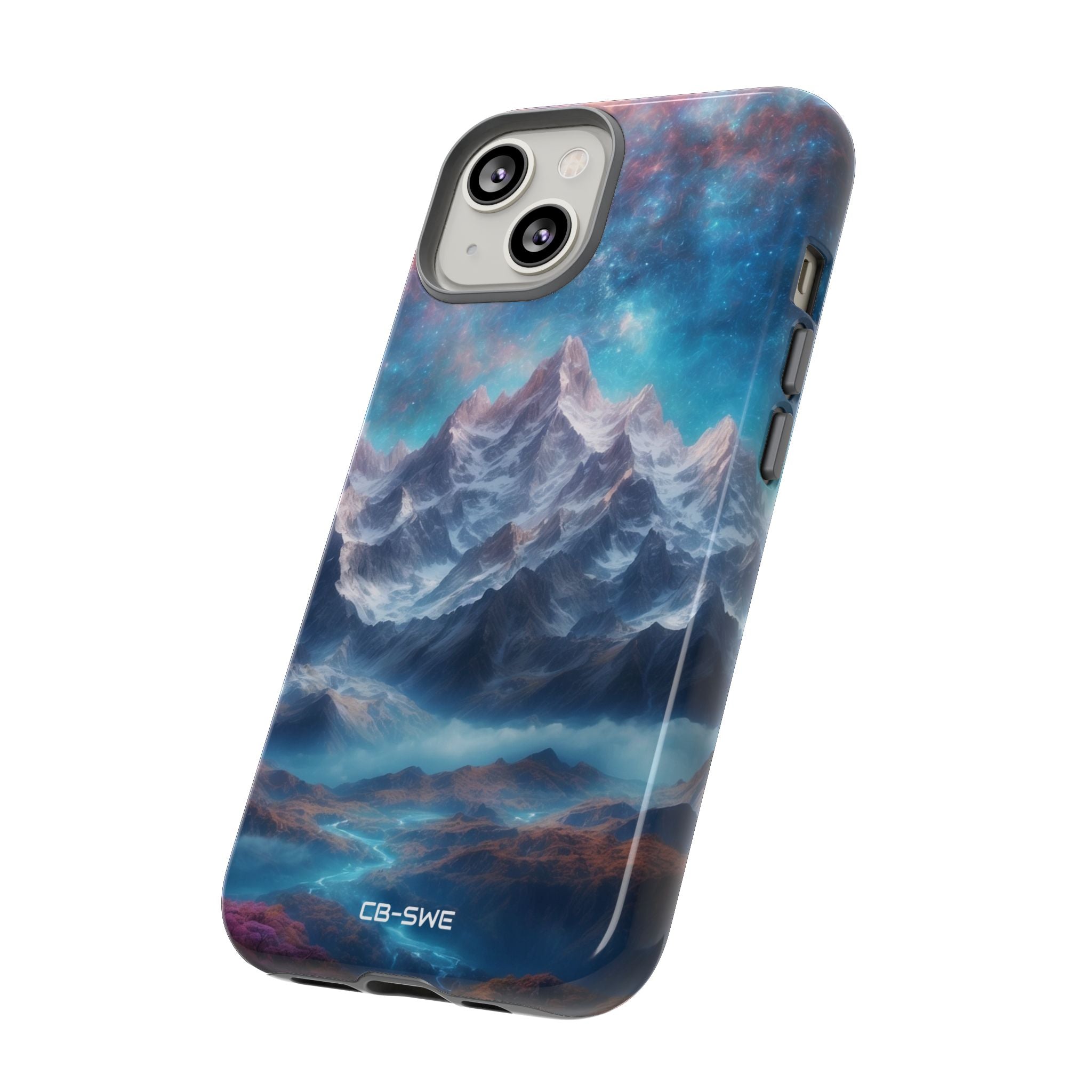 Celestial Mountains Rise - iPhone Case