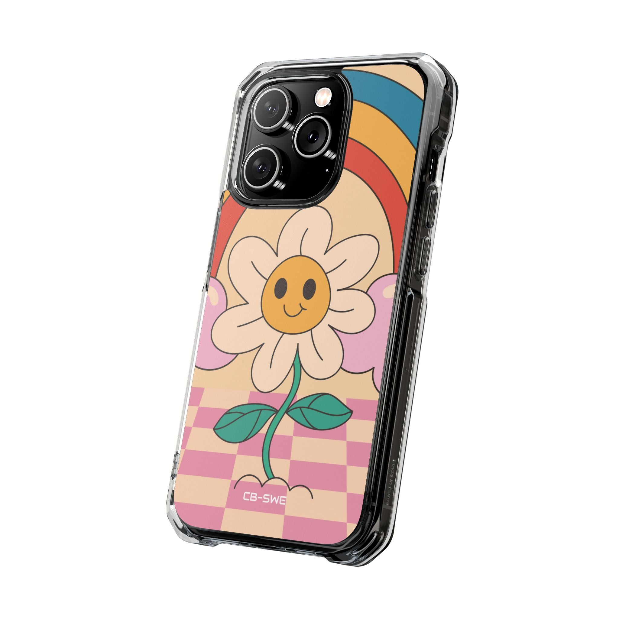 Joyful Retro Bloom iPhone Case - Impact