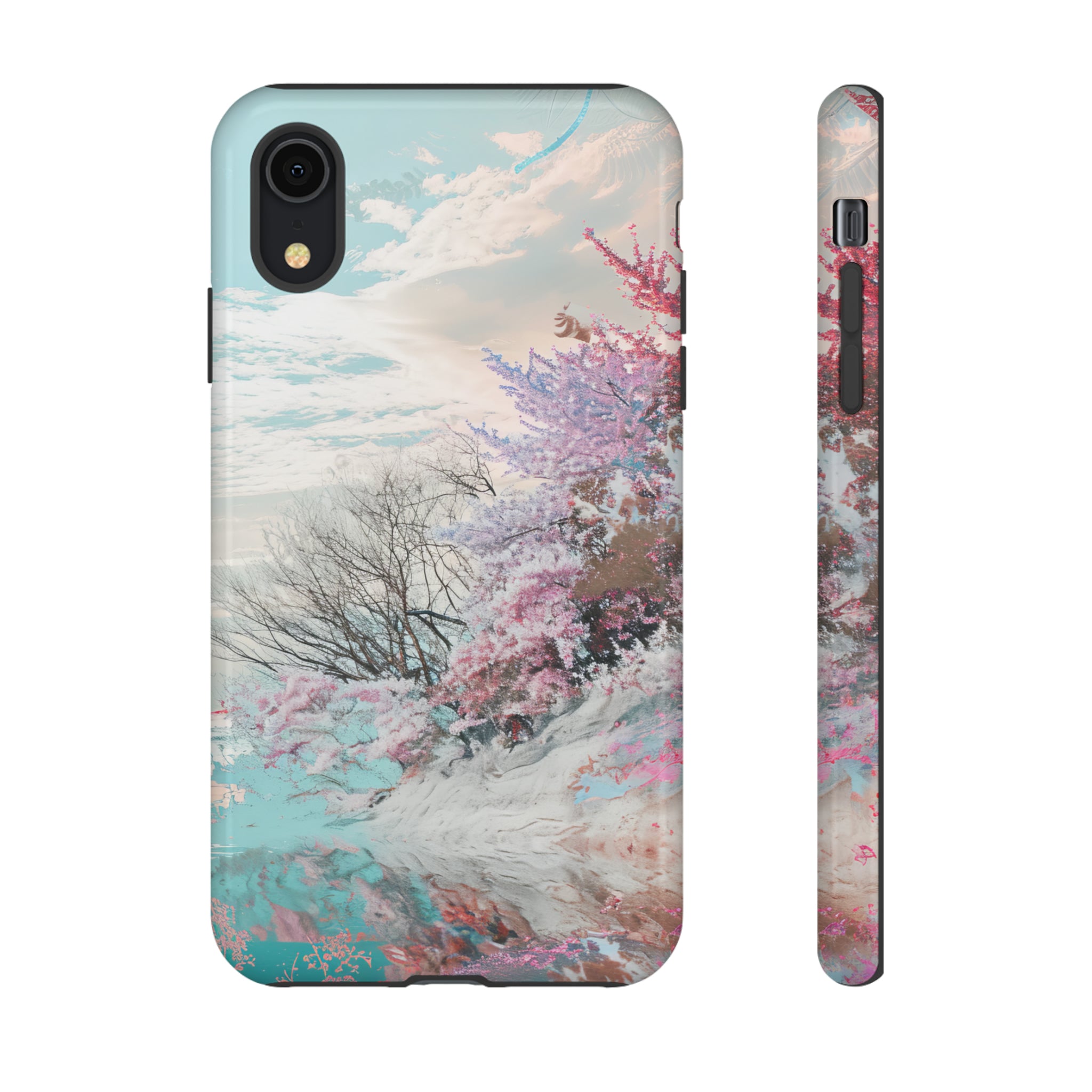 Winter Lake Weave Bliss - Protective Phone Case