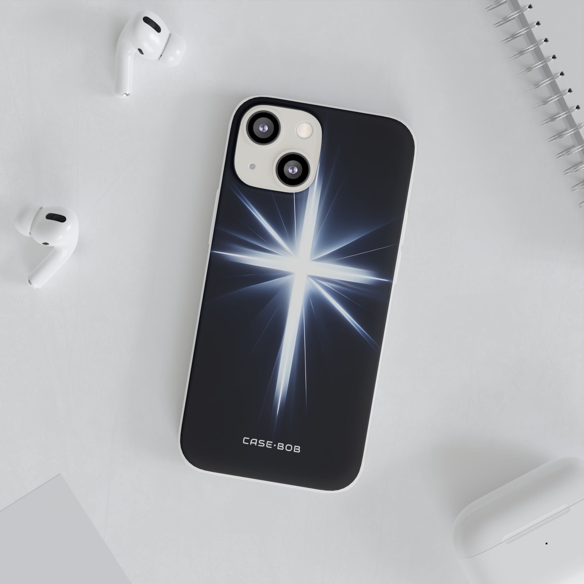 Glowing Crossburst iPhone 13 mini Case - Soft