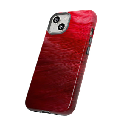 Red Feather Ink Art iPhone Case (Protective) Phone Case