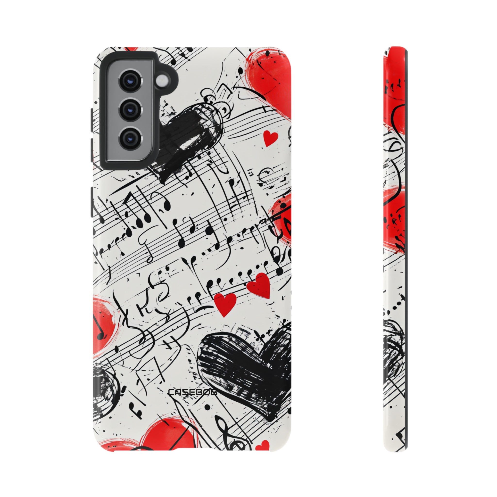 Melodic Love Notes - Protective Pixel Case - Protective Phone Case