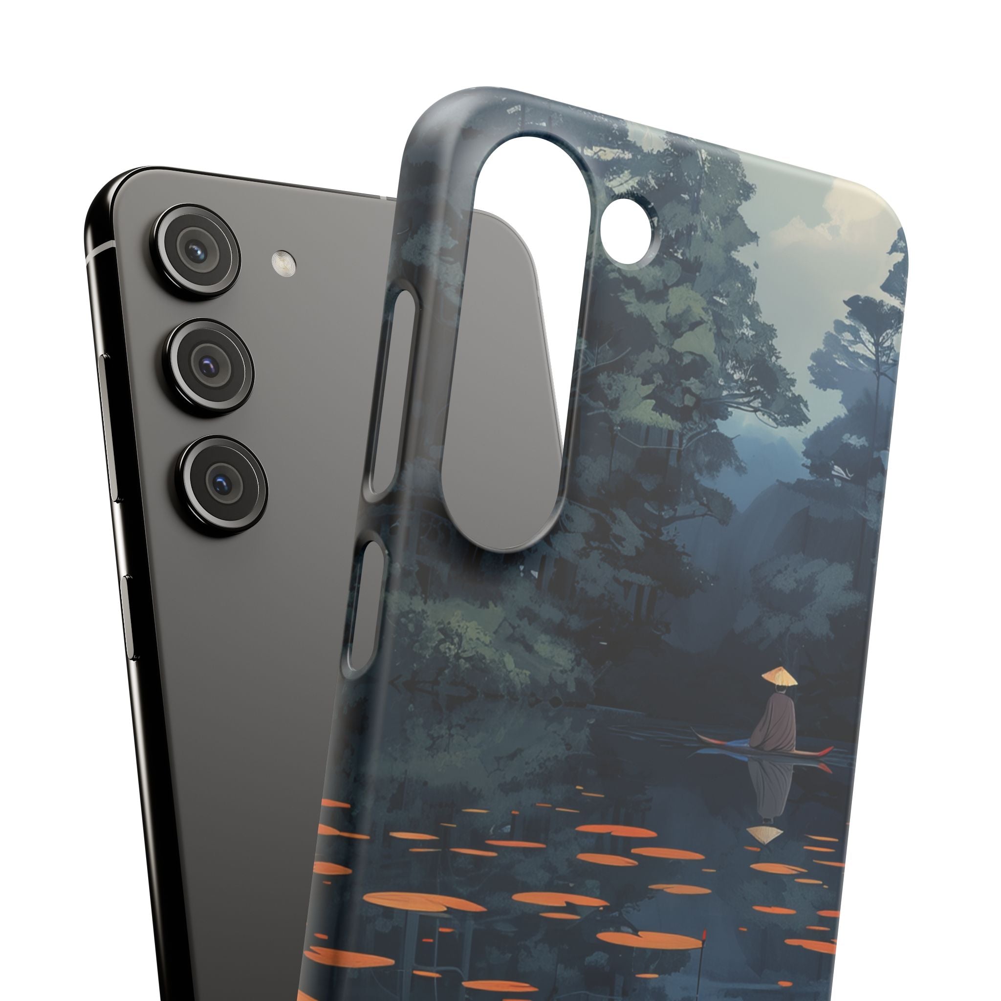 Tranquil Lotus Reflections Samsung S23 - Slim Phone Case