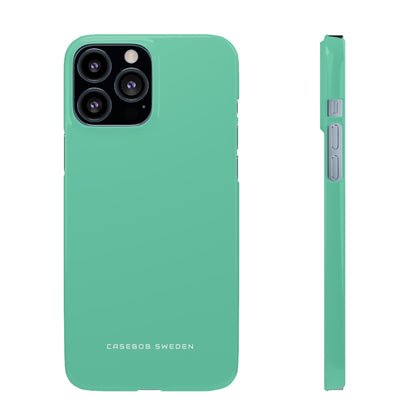 Medium Aquamarine iPhone 13 - Slim Phone Case