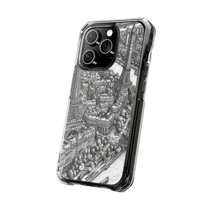 Timeless Cityscape - Phone Case for iPhone (Clear Impact - Magnetic)