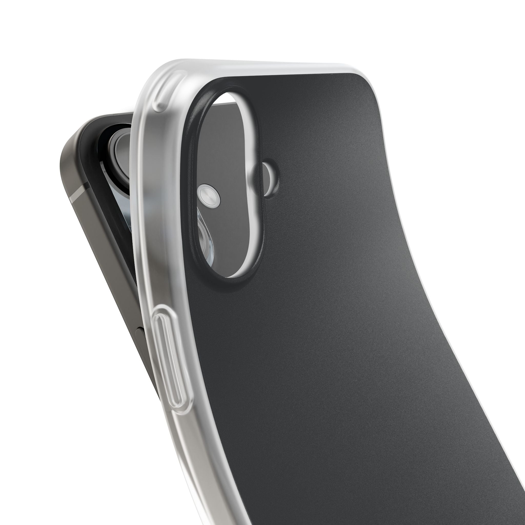 Graphite Black - Flexi iPhone 16 Phone Case