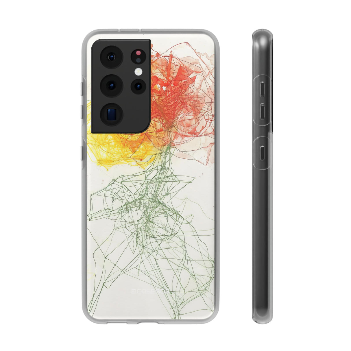 Fiery Blossom | Flexible Phone Case for Samsung Galaxy