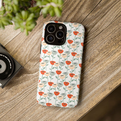 Minimalist Floral Elegance - iPhone Case