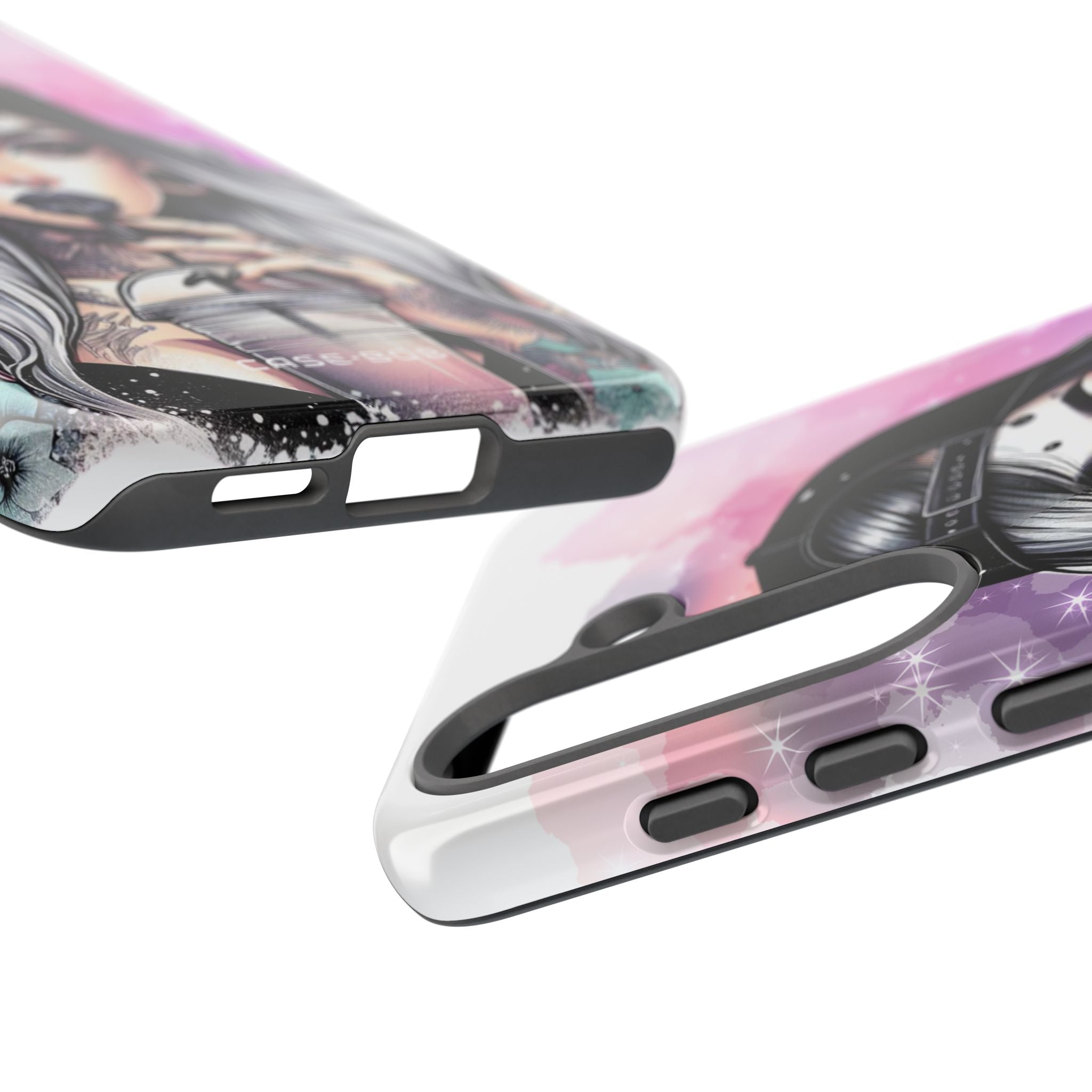 Silver Sip Nebula Samsung S25 Case - Tough