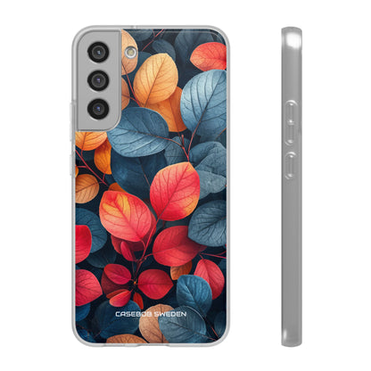 Vibrant Nature Leaves - Flexi Samsung S22 Phone Case