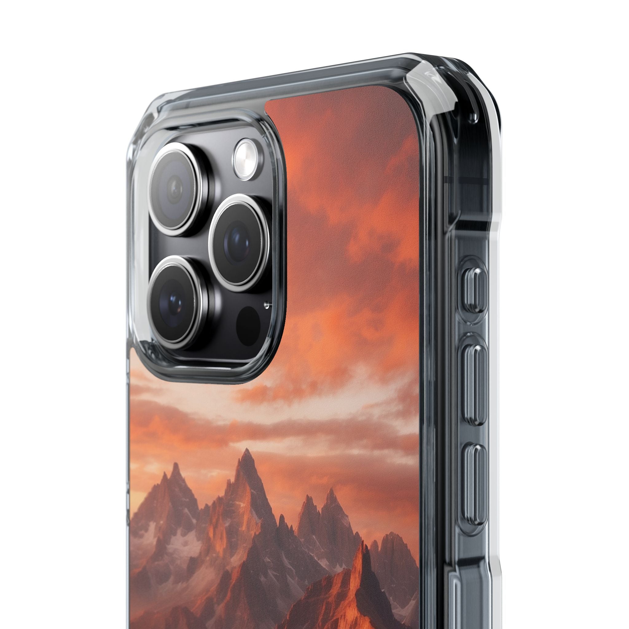 Mountain Peaks Glowing iPhone Case - Impact