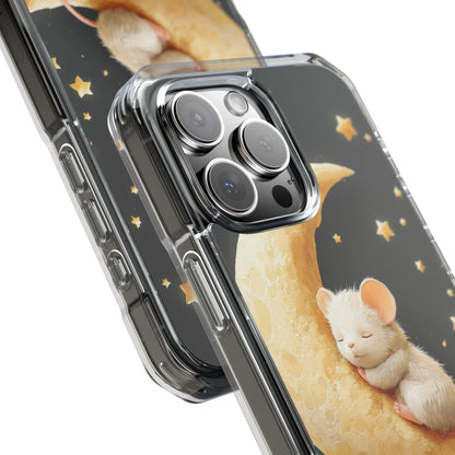 Moon Cradles Mouse iPhone Case - Impact