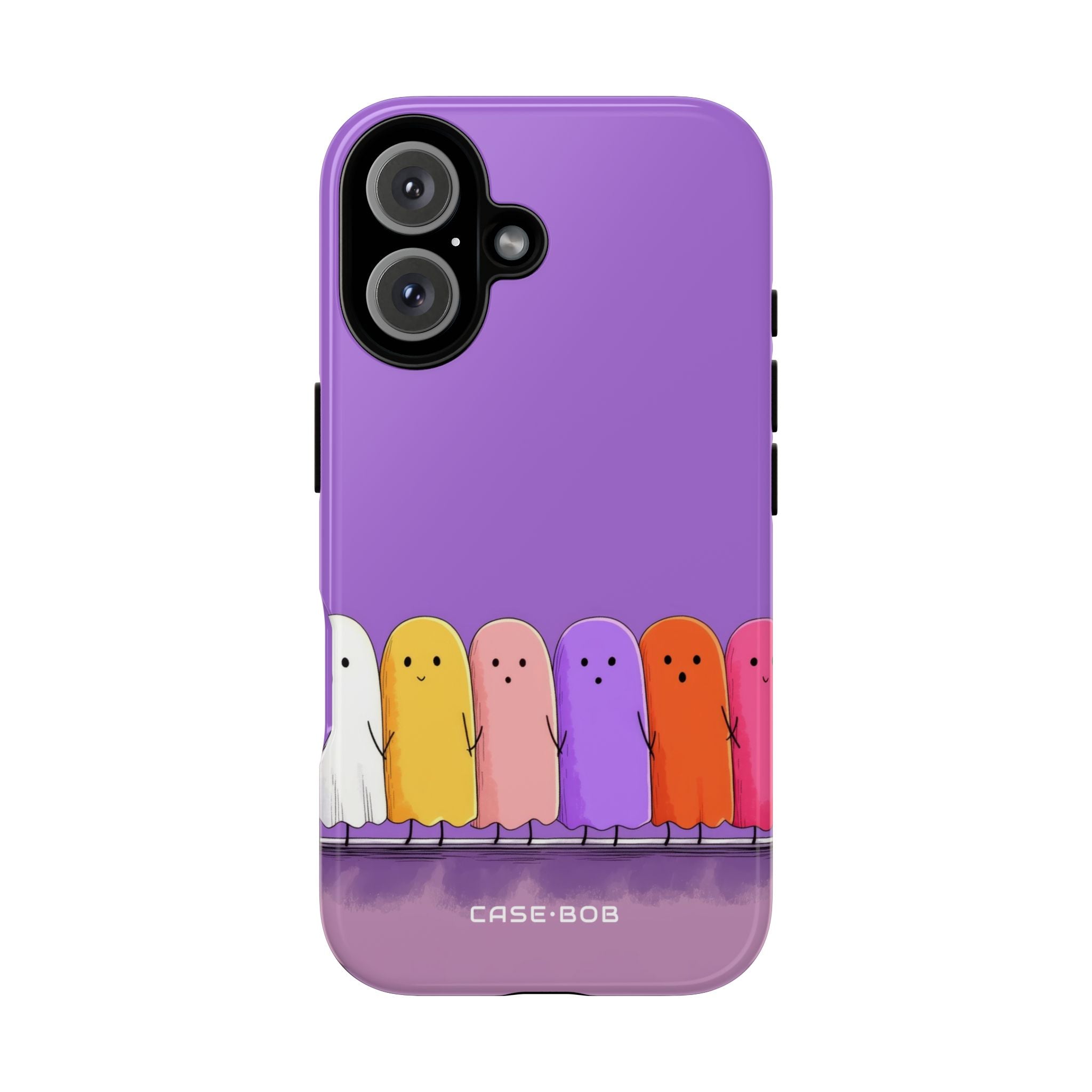 Colorful Ghosts iPhone 16 Case - Tough