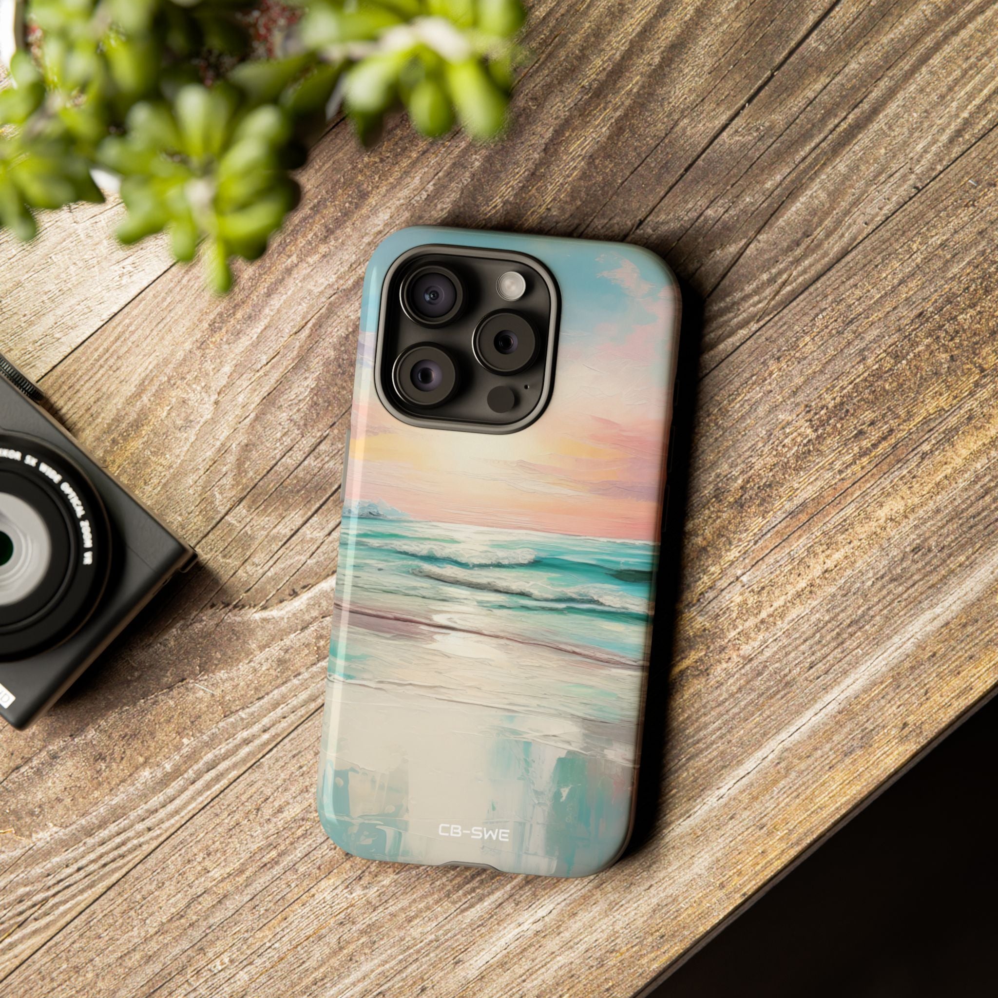 Waves Glistening Softly - iPhone Case
