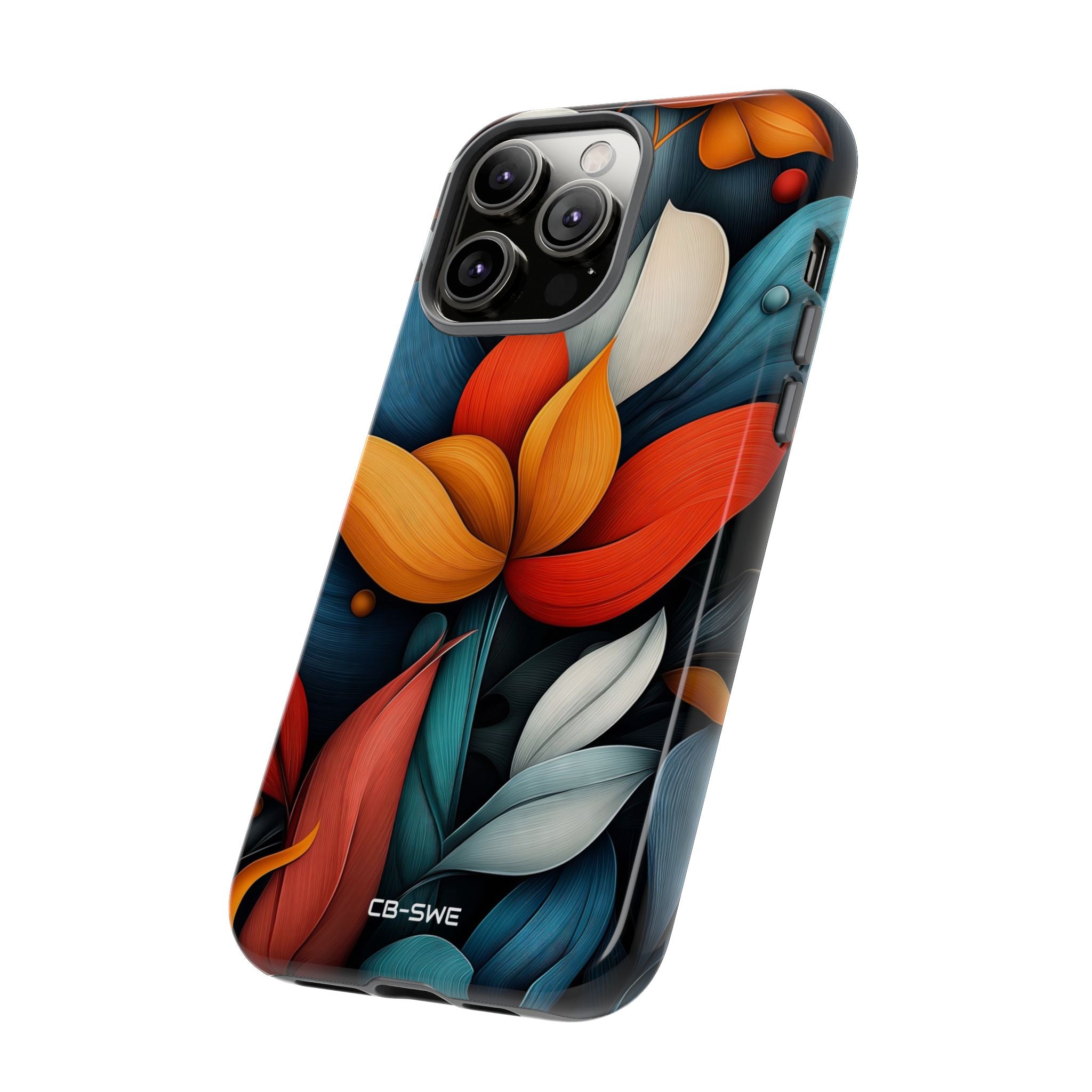 Vibrant Floral Harmony - iPhone Case