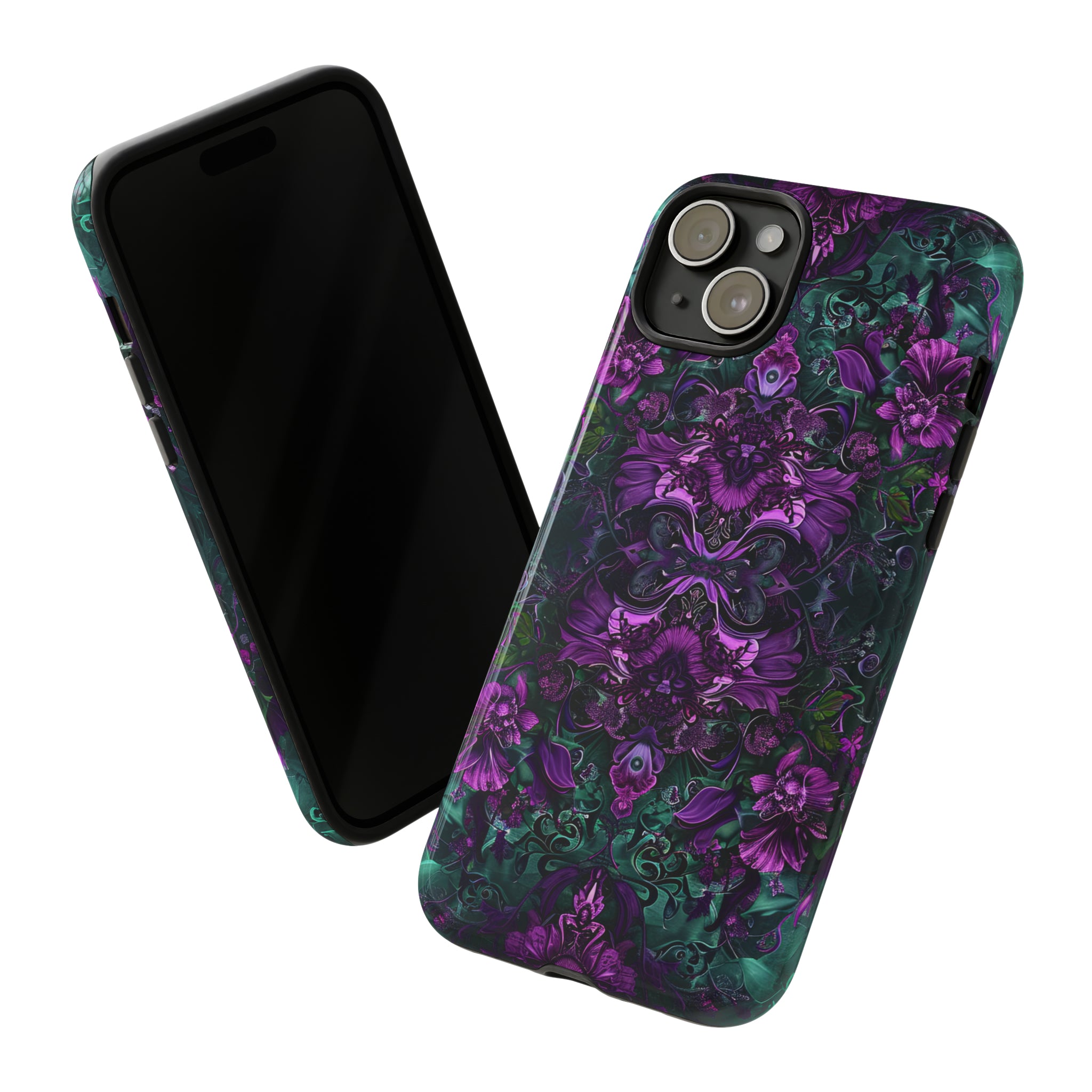 Baroque Floral Gothic - Protective Phone Case