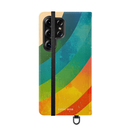 Kaareva Rainbow Breeze - Samsung S25 Ultra Case - Lompakko