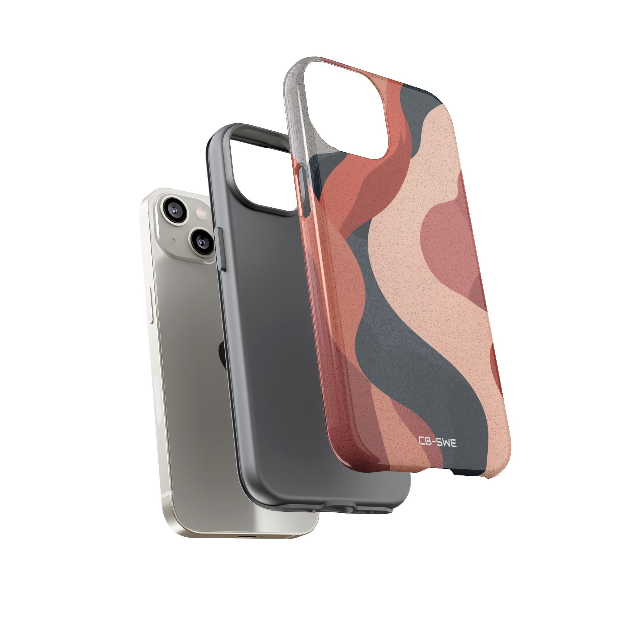 Flowing Earth Tones - iPhone Case