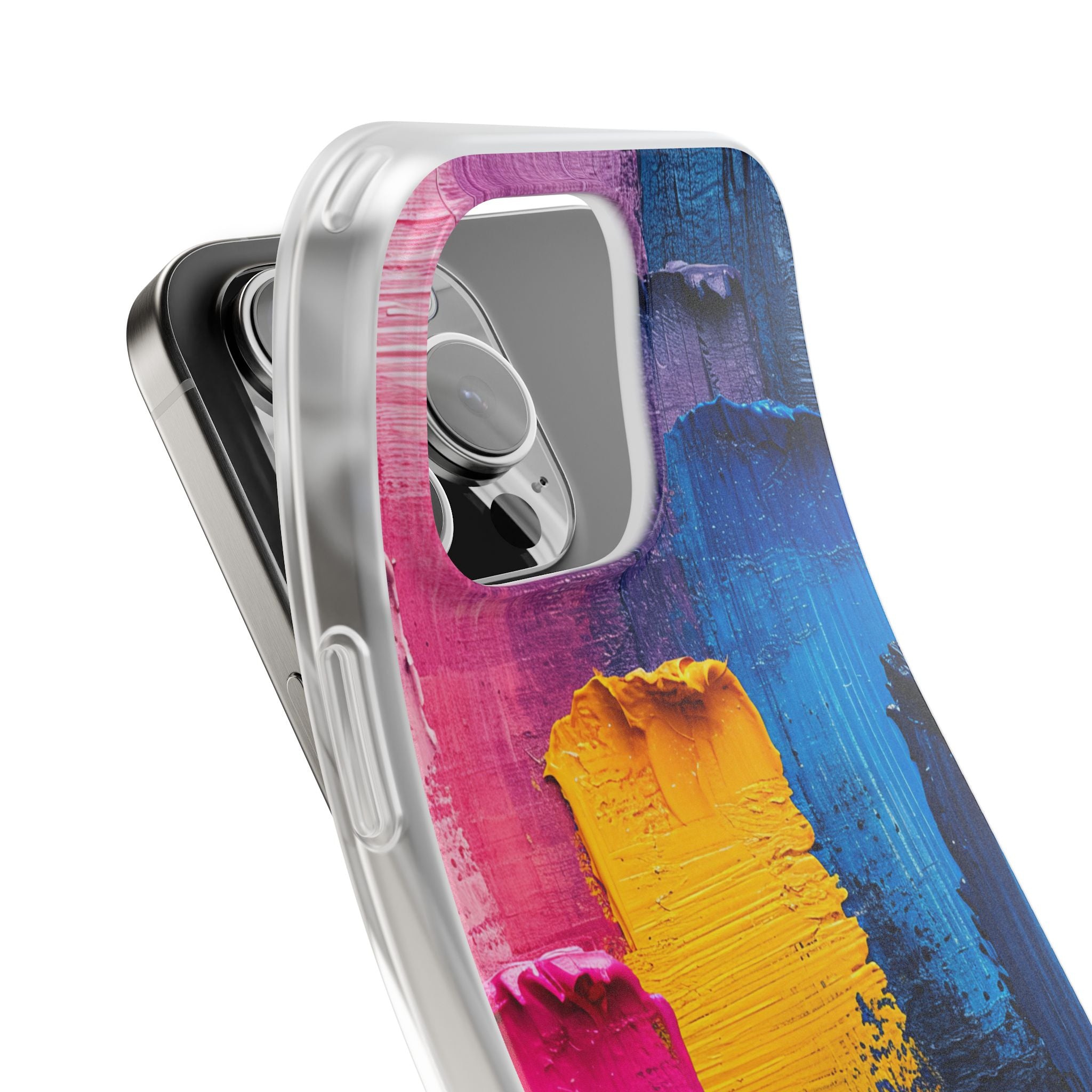 Bold Abstract Texture - Flexi iPhone 16 Phone Case