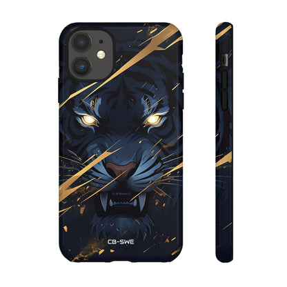 Tiger's Glowing Gaze - iPhone Case
