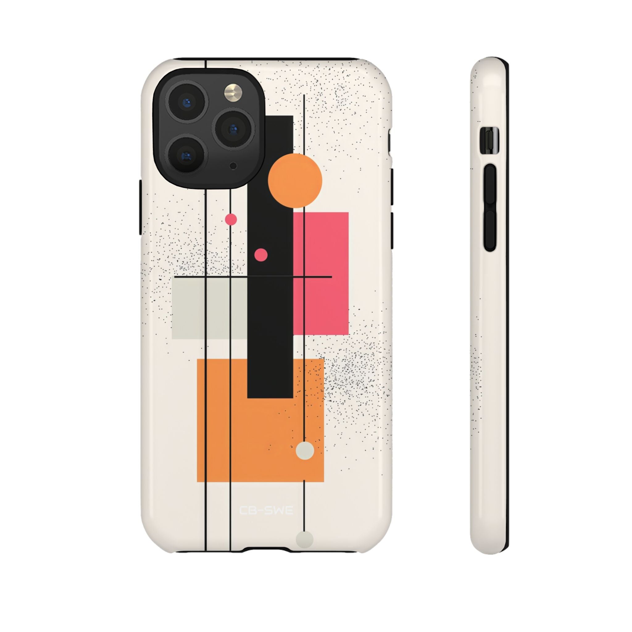 Shapes Dance Playfully - iPhone Case