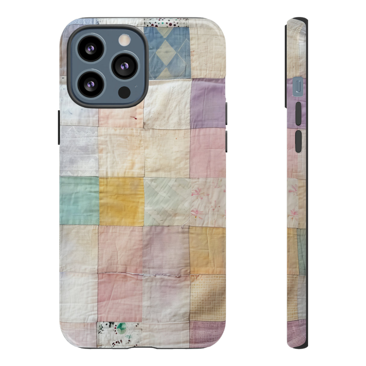 Pastel Quilt Patchwork - Protective Phone Case