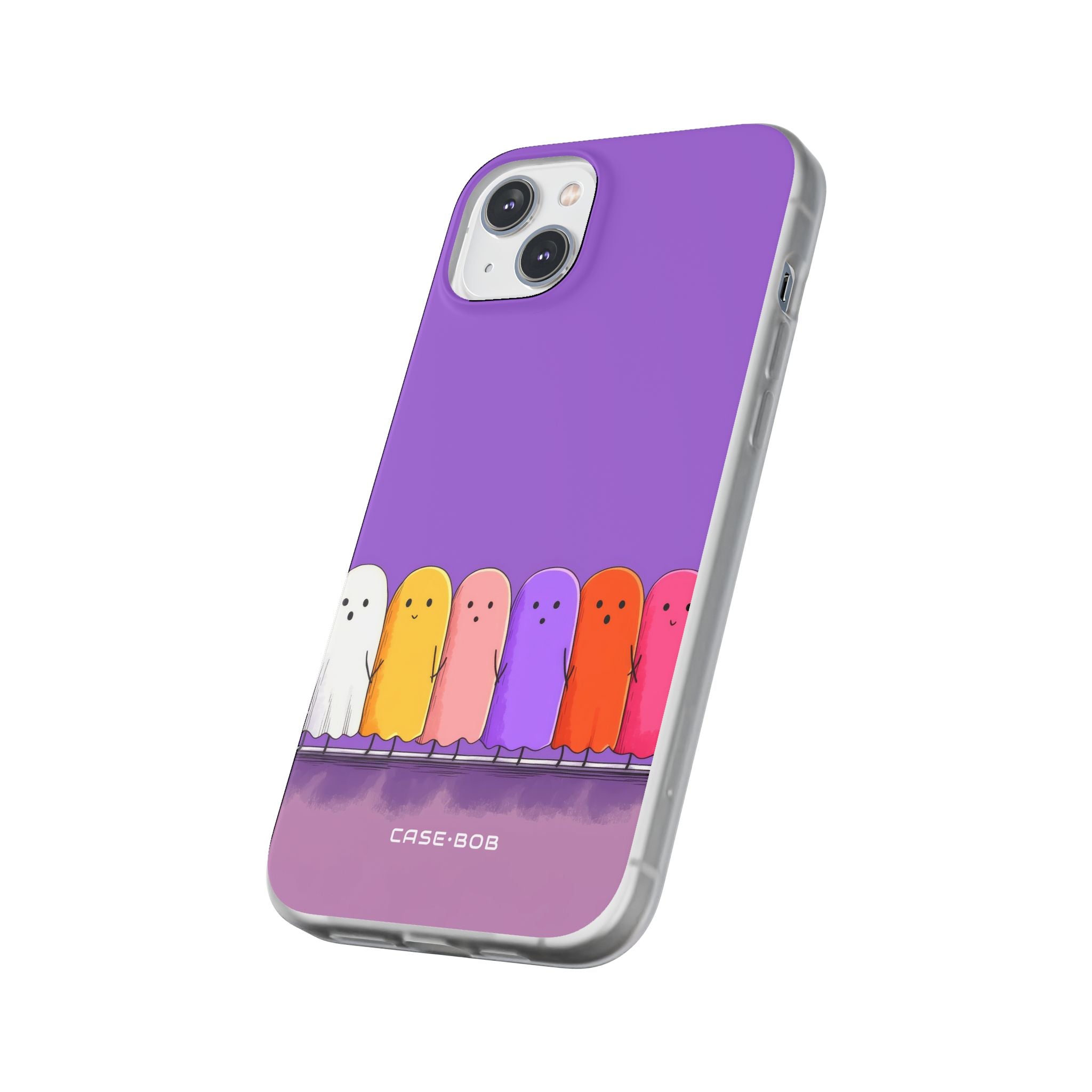 Colorful Ghosts iPhone 14 Plus Case - Soft