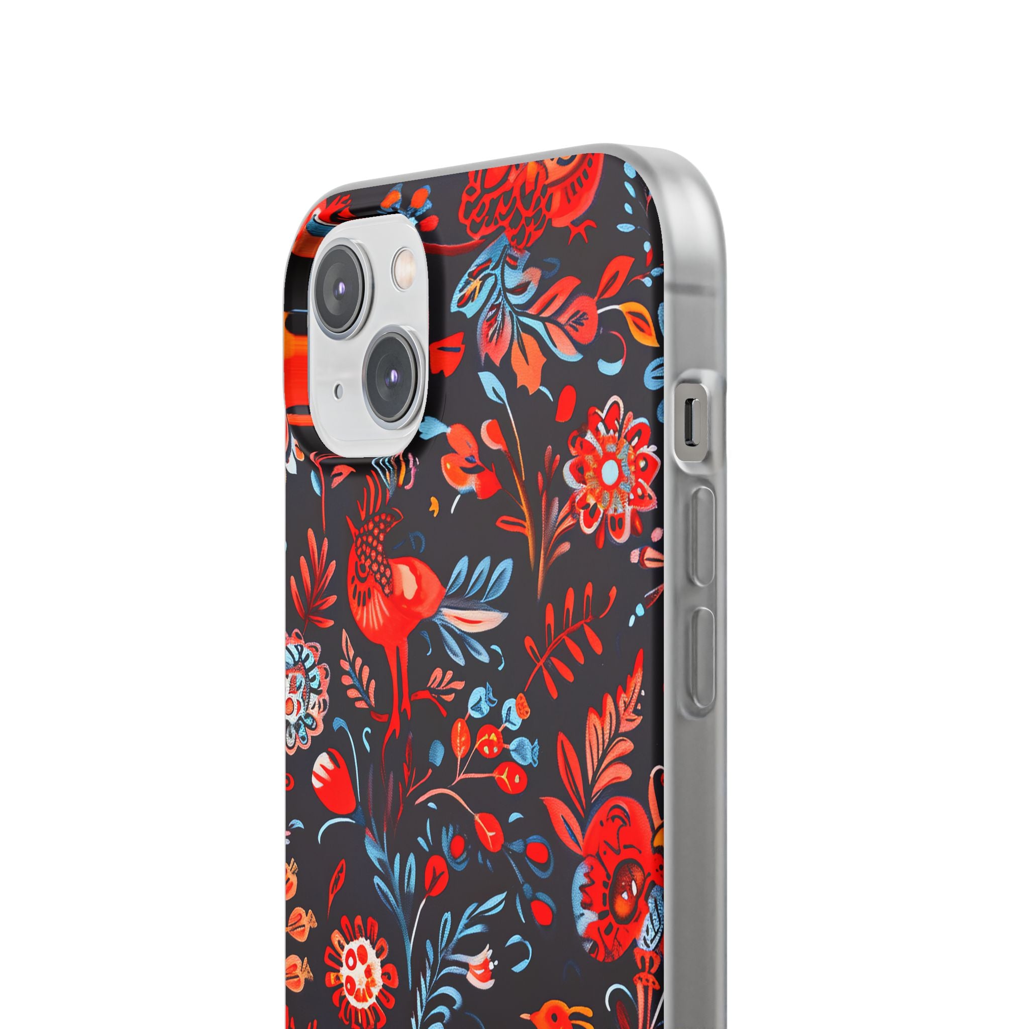 Vivid Birdscape iPhone 14 Plus Case - Soft
