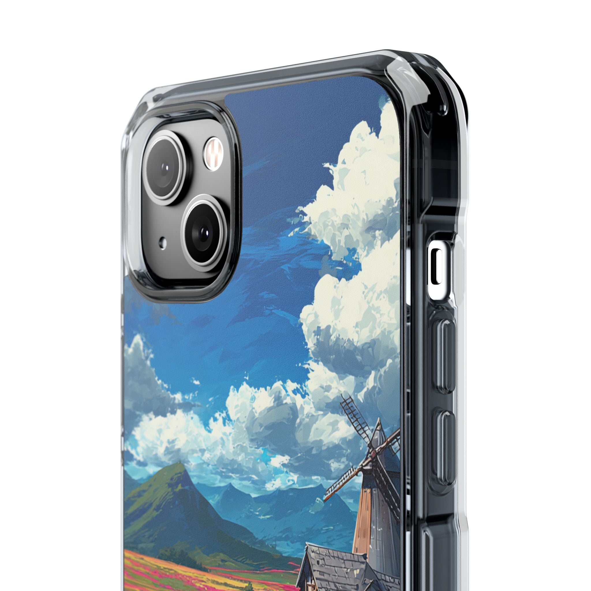 Impressionistic Summer Windmill iPhone Case - Impact