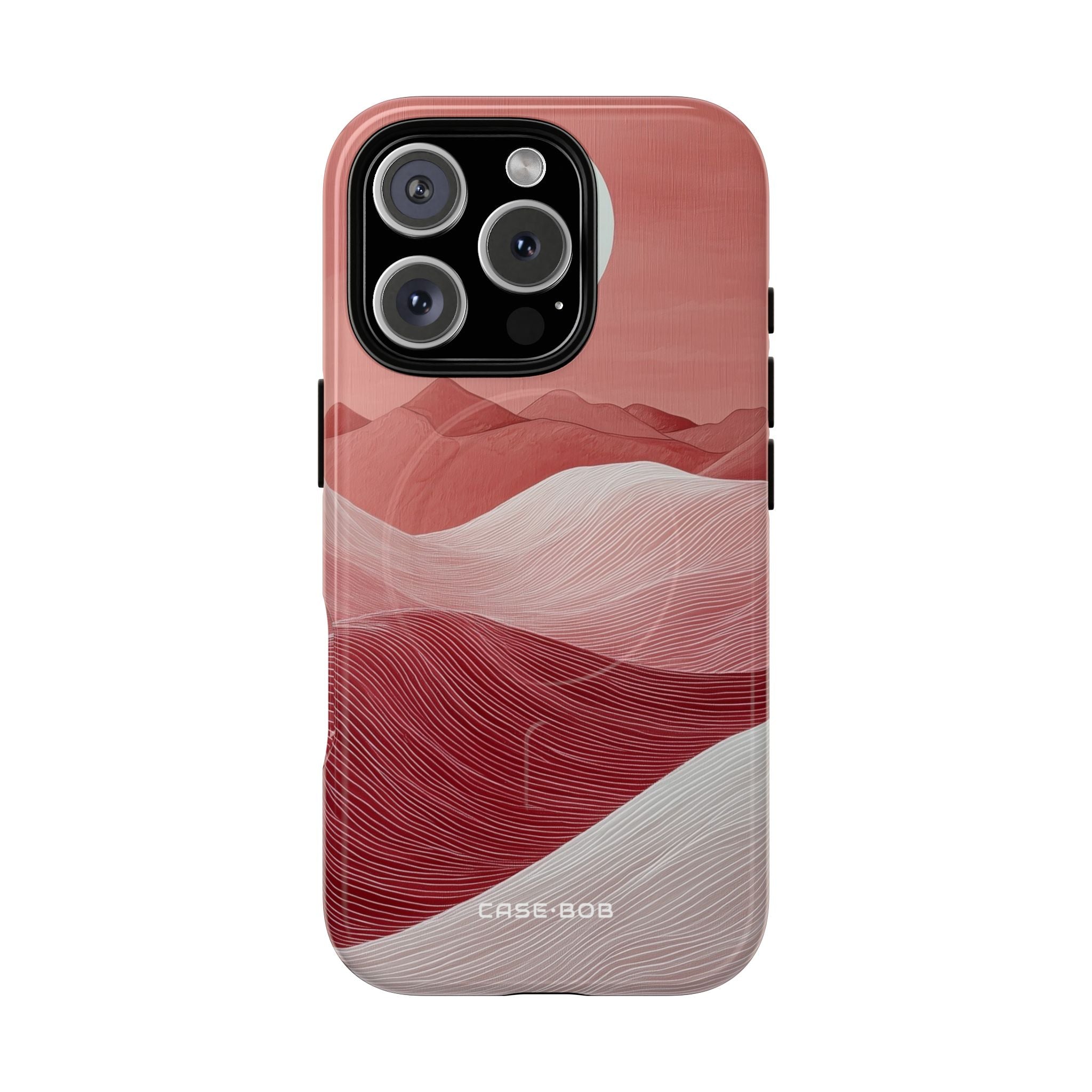 White Orb Dunes iPhone 16 Pro Case - Tough+