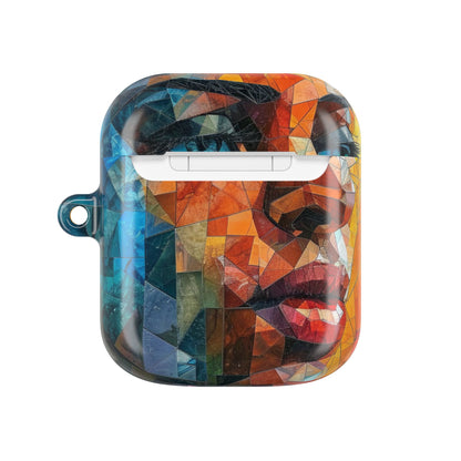 Mosaic Gaze Blue - AirPods Case