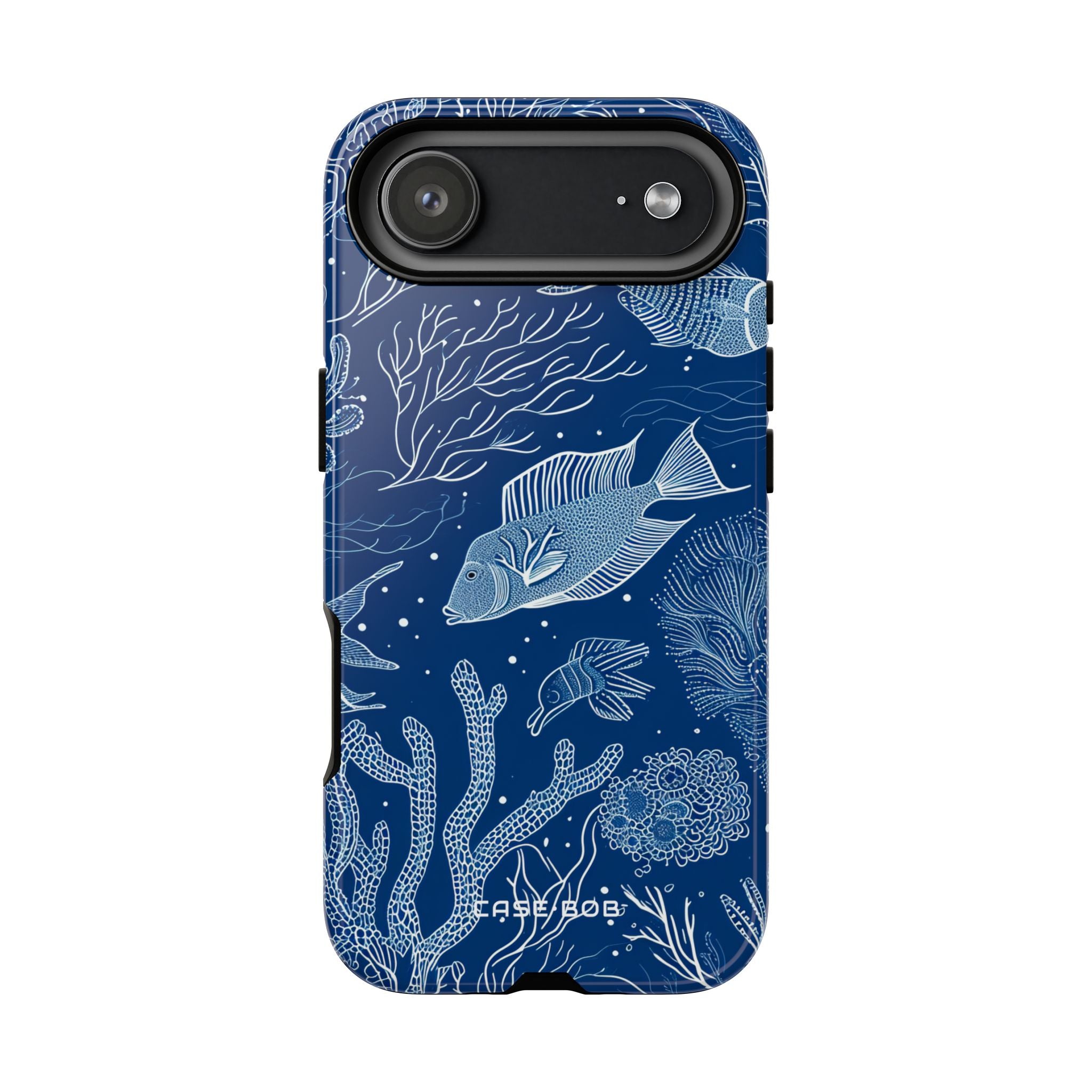 Navy Scale Reef iPhone 17 Air Case - Tough