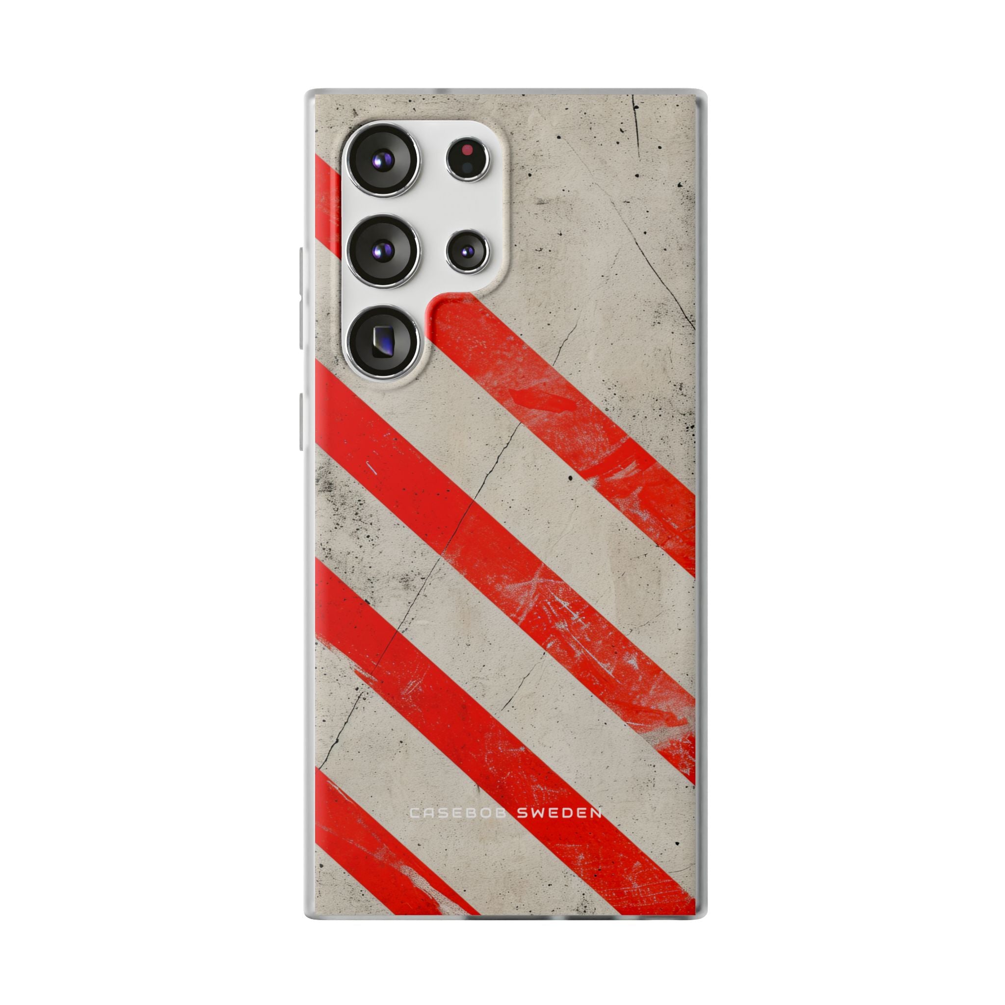 Striker Crimson Stripes Samsung S23 - Flexi Phone Case