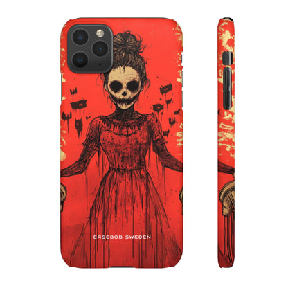 Haunting Scarlet Descent iPhone 11 - Slim Phone Case