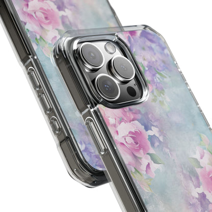 Dreamy Floral Watercolor - Clear Impact iPhone 16 Phone Case