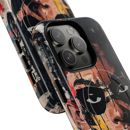 Masked Portrait Drips iPhone 14 Pro Case - Tough+