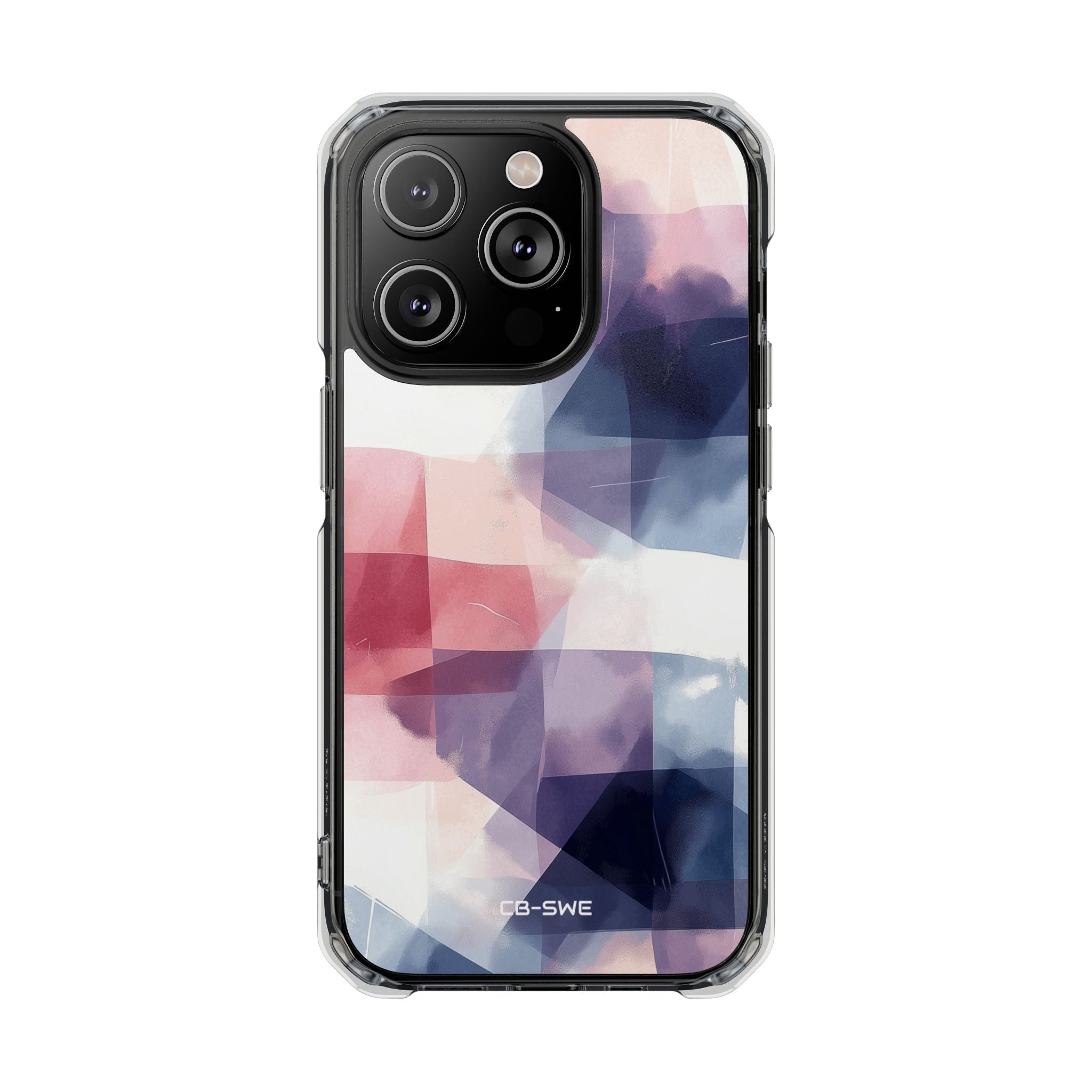 Fluid Shapes Merge iPhone Case - Impact