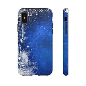 Grunge Blue - Protective Phone Case