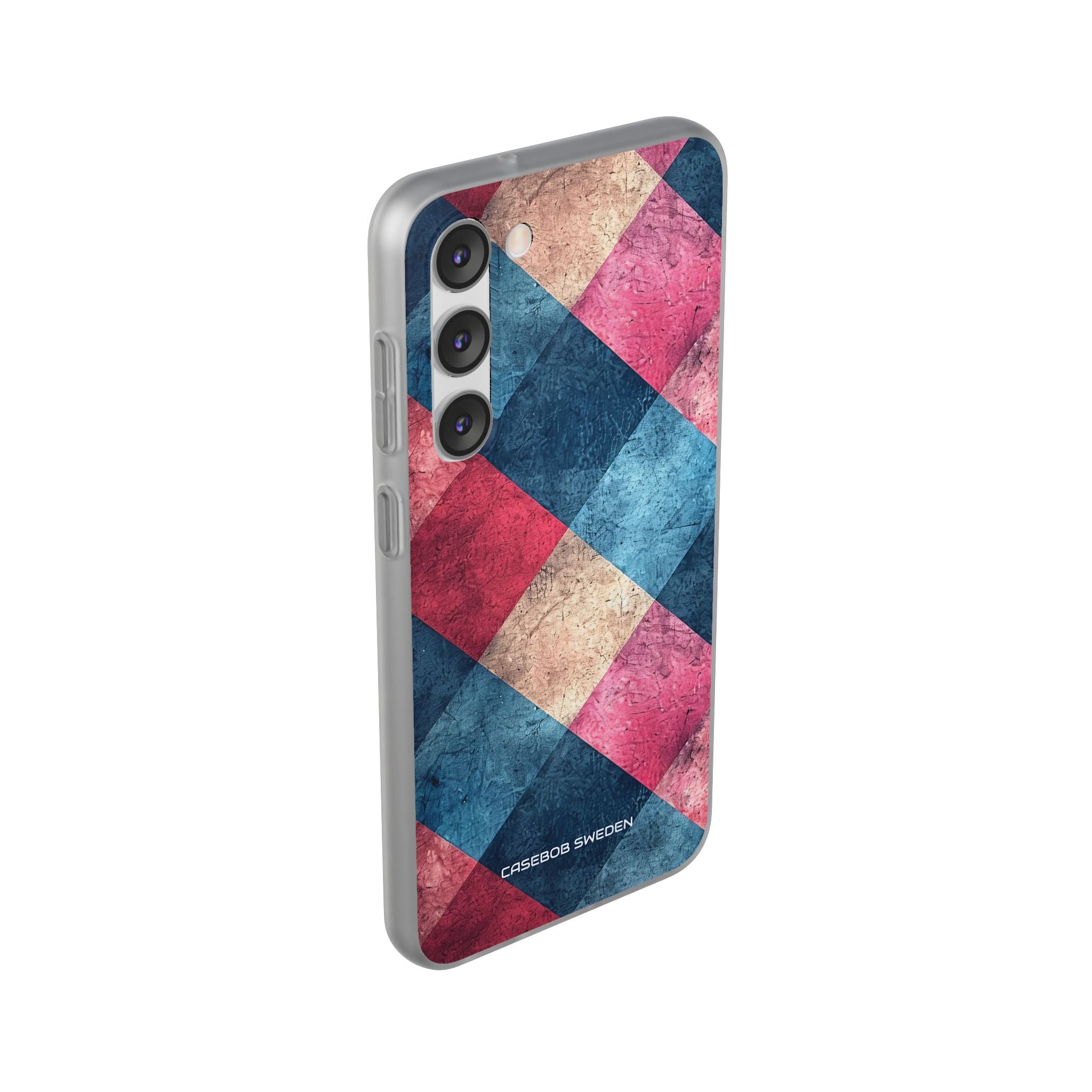 Bold Geometric Squares - Flexi Samsung S23 Phone Case