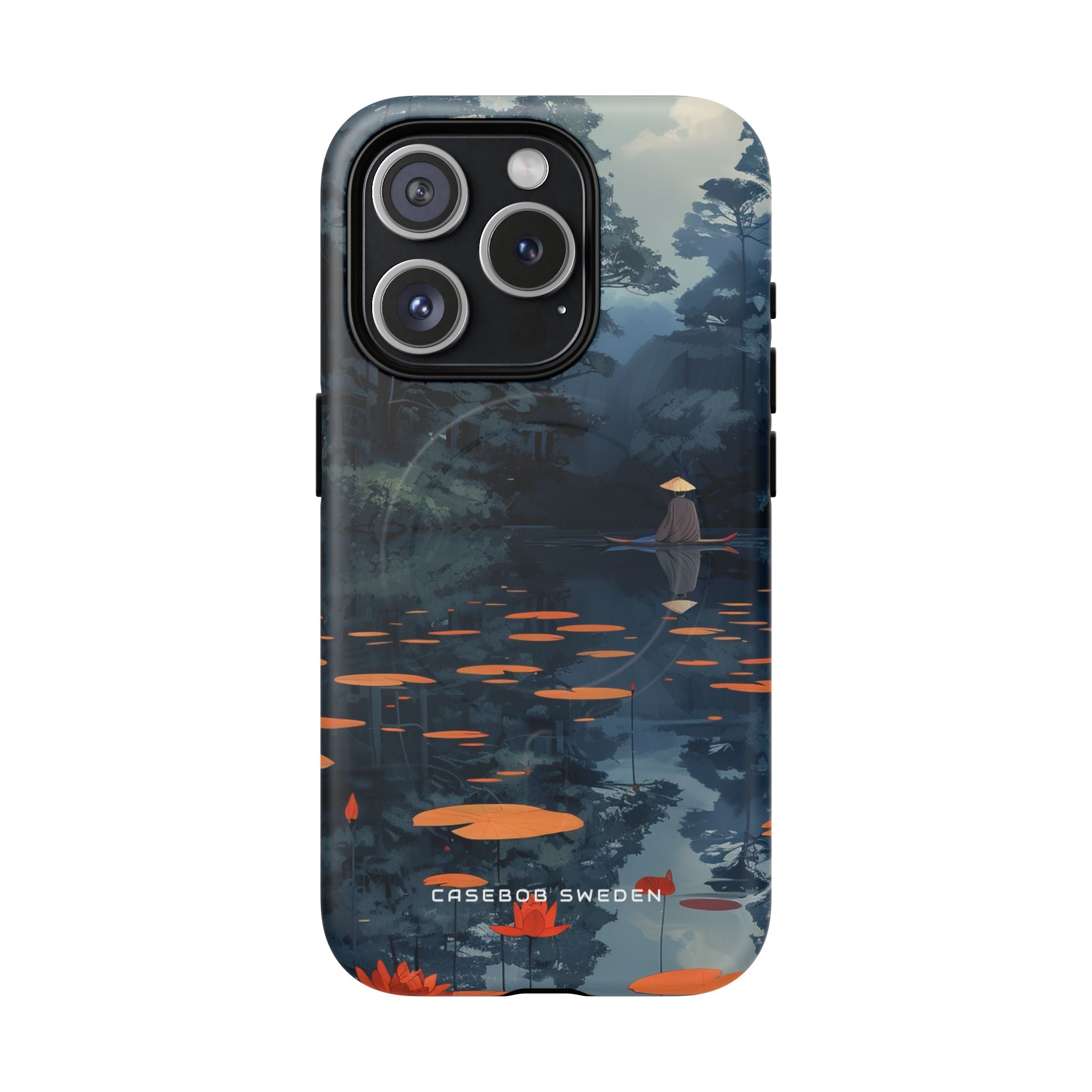 Tranquil Lotus Reflections iPhone 15 | Tough+ Phone Case