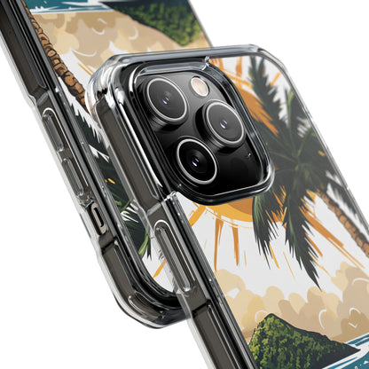 Sunny Palm Breeze iPhone 14 Pro Case - Impact