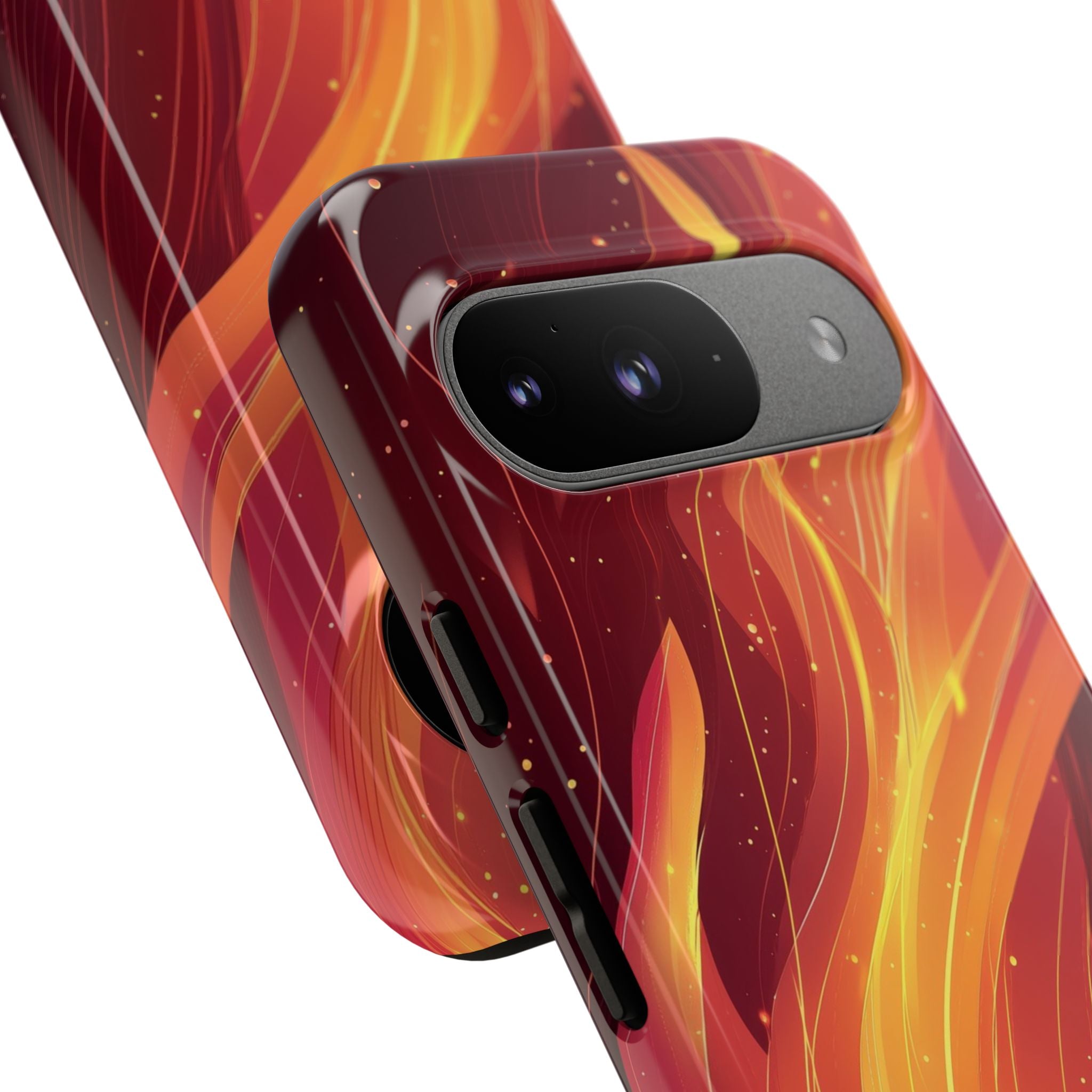 Flaming Flow Google Pixel 9 Case - Tough