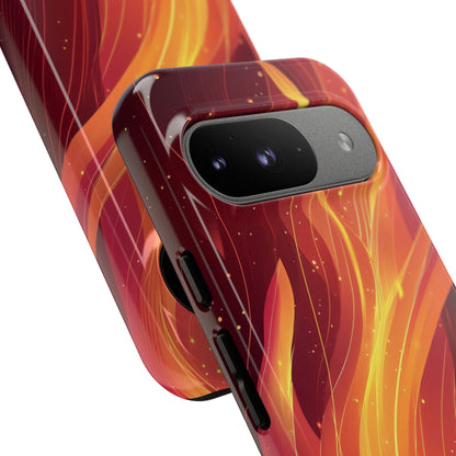 Flaming Flow Google Pixel 9 Case - Tough
