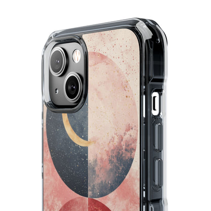 Golden Crescent Circles iPhone 14 Case - Impact